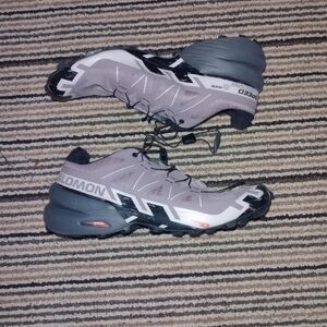 Salomon Women's Purple and Gray Athletic Shoes
